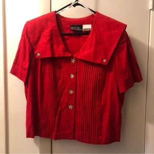 Woman’s M.H.M Melissa Harper top size 14